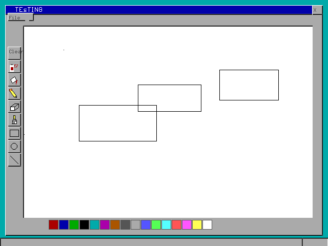 Three rectangles